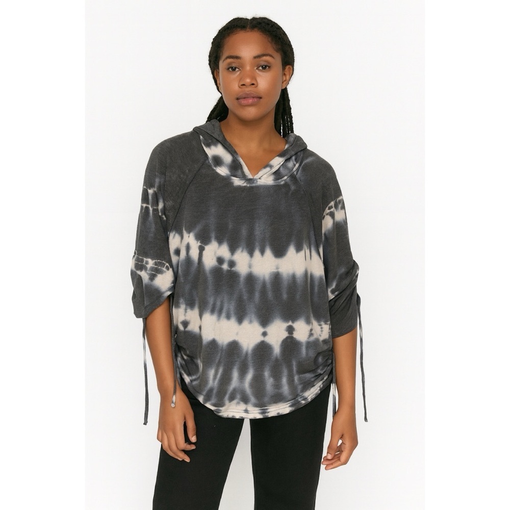 Young Fabulous and Broke Cinched Tie Dye Hoodie